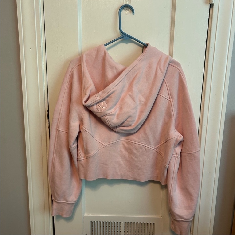Lululemon Scuba Oversized Half-Zip Hoodie Flush Pink - Picture 3 of 4